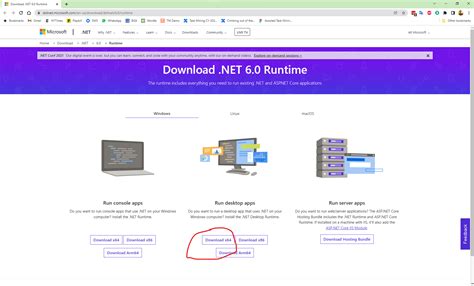 desktop runtime 6.0.5|.NET 6.0 (Linux、macOS、Windows) をダウンロードする.